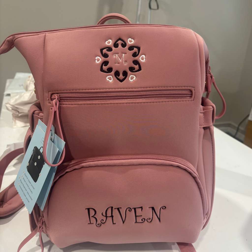 Custom embroidery on apparel
